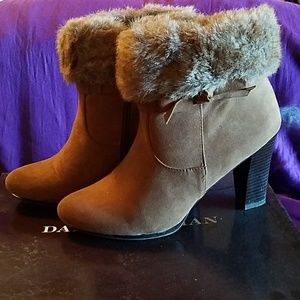 Faux Fur Muffed Booties